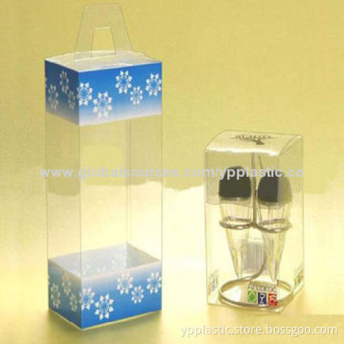 Acetate gift boxes, clear printed PVC box packaging for ball